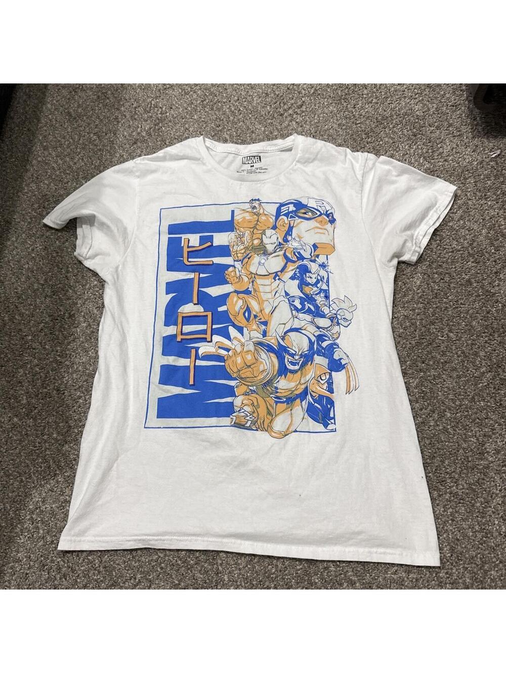 Marvel Men's White Tshirt